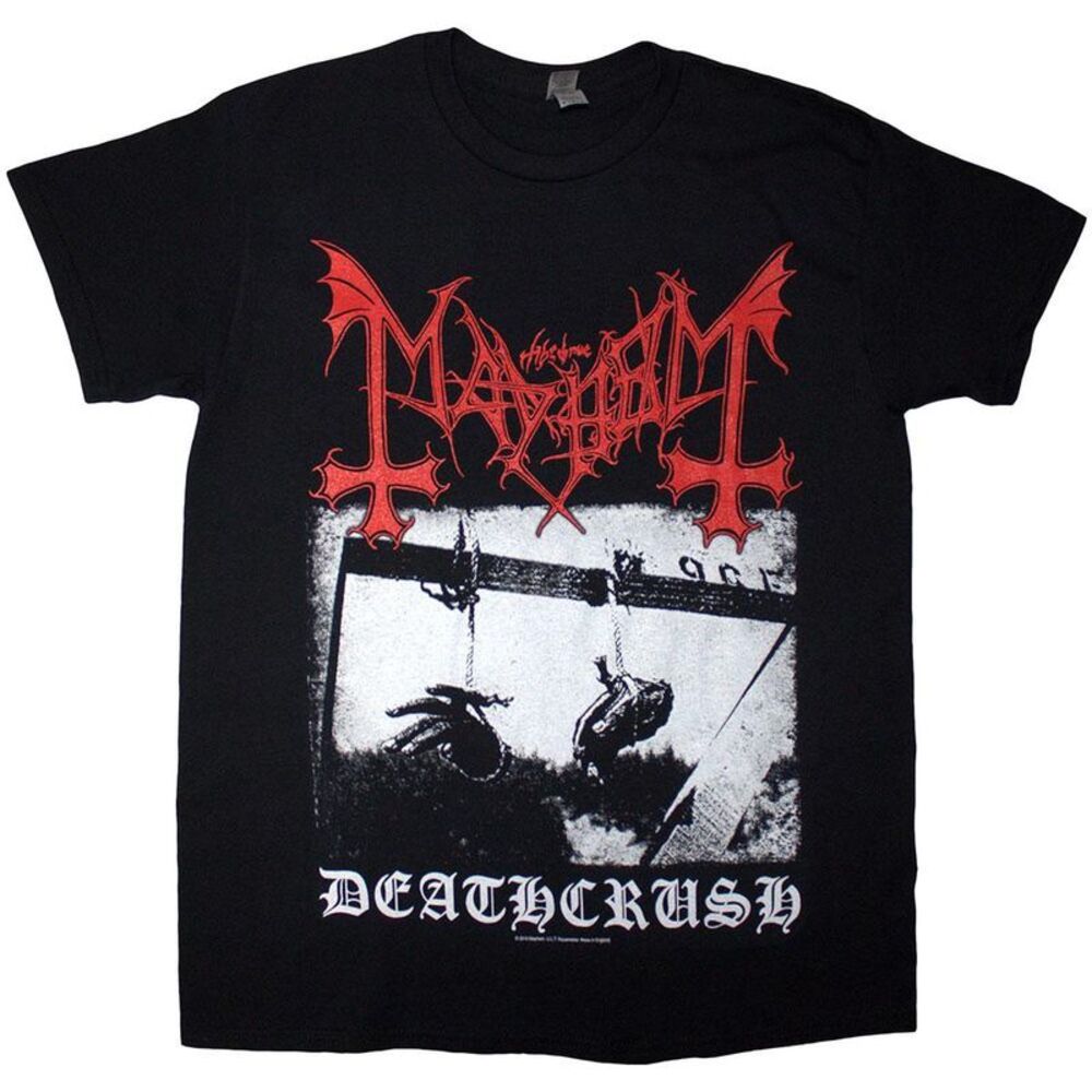 Mayhem Unisex Adult Deathcrush T-Shirt / Black